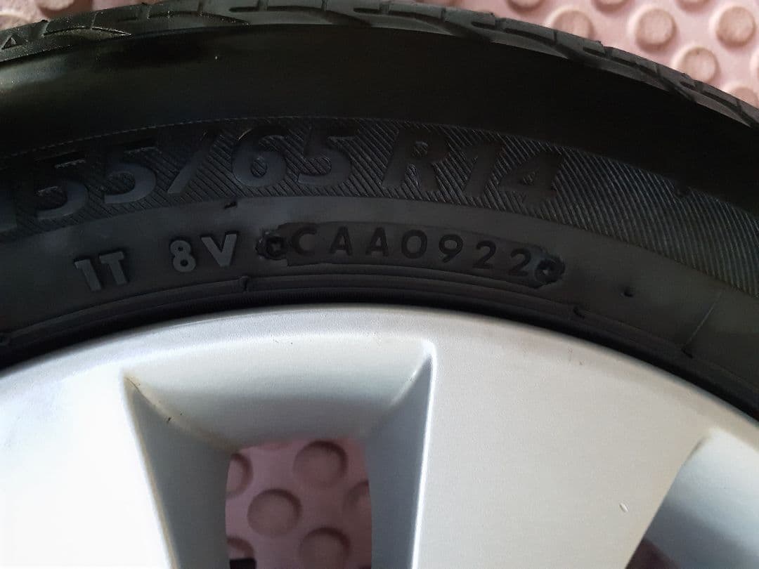 スズキ 155/65r14 アルミホイールタイヤ4本セット　送料込み