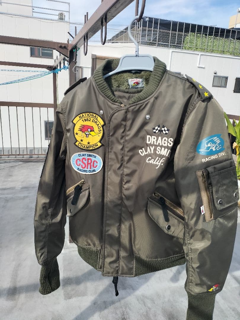 CLAY SMITH ウインタージャケットカーキ　Ｌサイズ　新品未使用