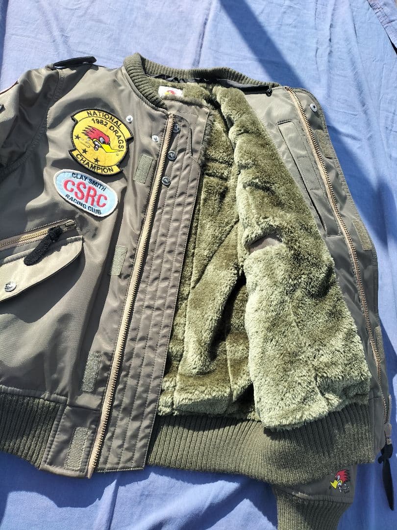 CLAY SMITH ウインタージャケットカーキ　Ｌサイズ　新品未使用