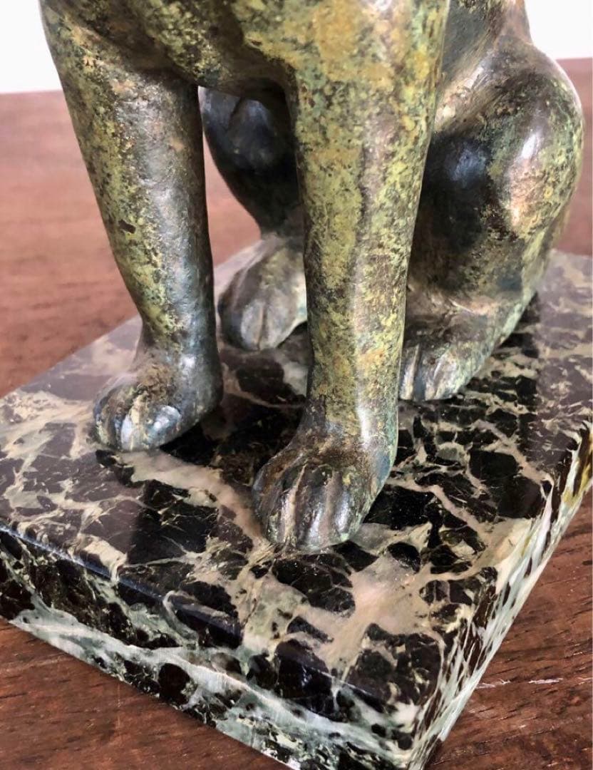 青銅 ビクター 犬の置物 日本ビクター株式会社 ニッパー 犬 VICTOR