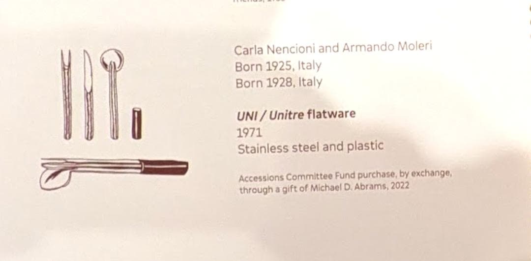 Zani 携帯用　キャンプ用　カトラリー　美術館コレクション①