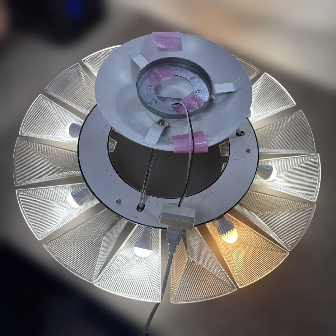 ヤマギワ シーリングライト C2193C FIORE フィオーレ シルバー（2）