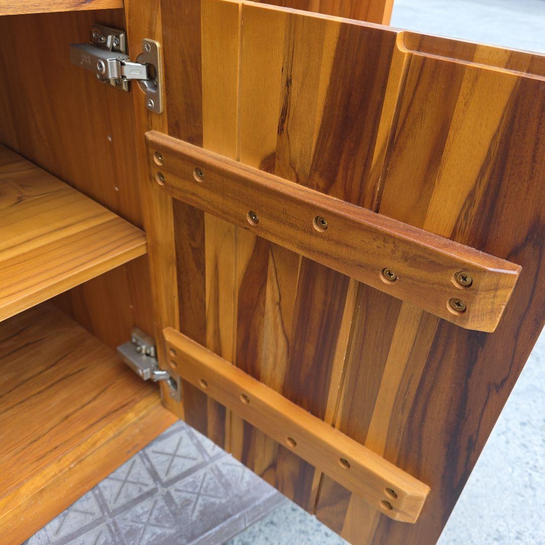 unico 食器棚　チーク　天然木　ミサワ　ユニコ