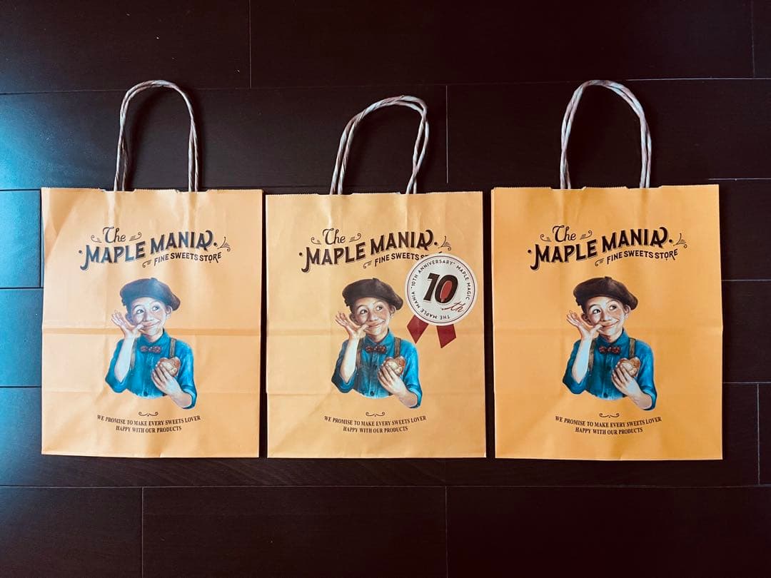 MAPLE MANIA ショップ袋 3枚セット