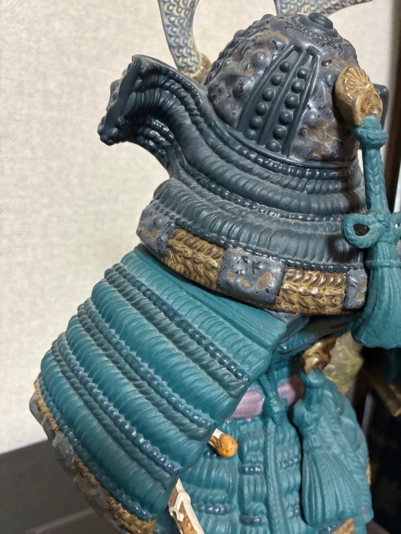 リヤドロ　若武者　五月人形　難あり