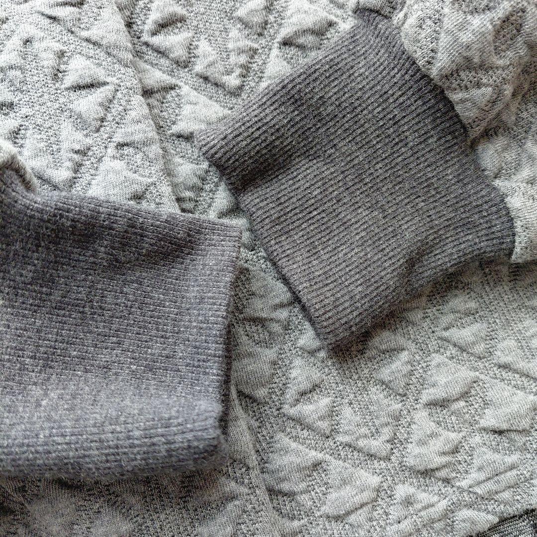 SHIPS　キルティング ジャカード カーディガン