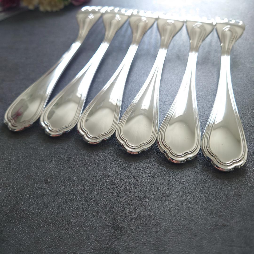 美品 クリストフル スパトゥール テーブルフォーク 6点