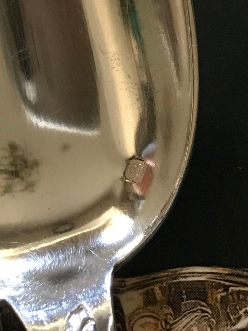 Puiforcat ピュイフォルカ／「アイリス」純銀製 カトラリー ２本セット