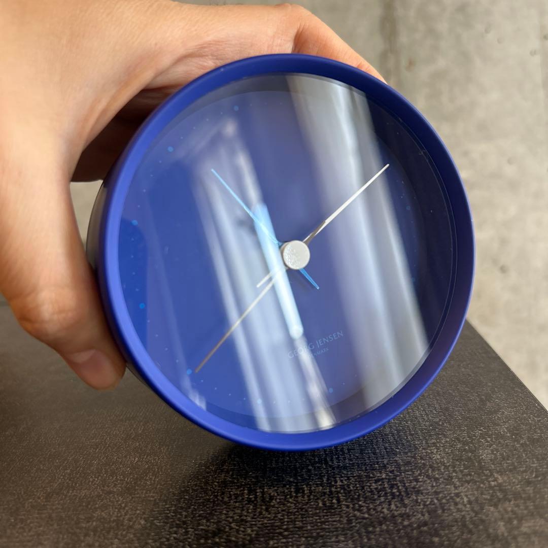 美品　ジョージジェンセン　時計　コッペル　10cm スタンド付き