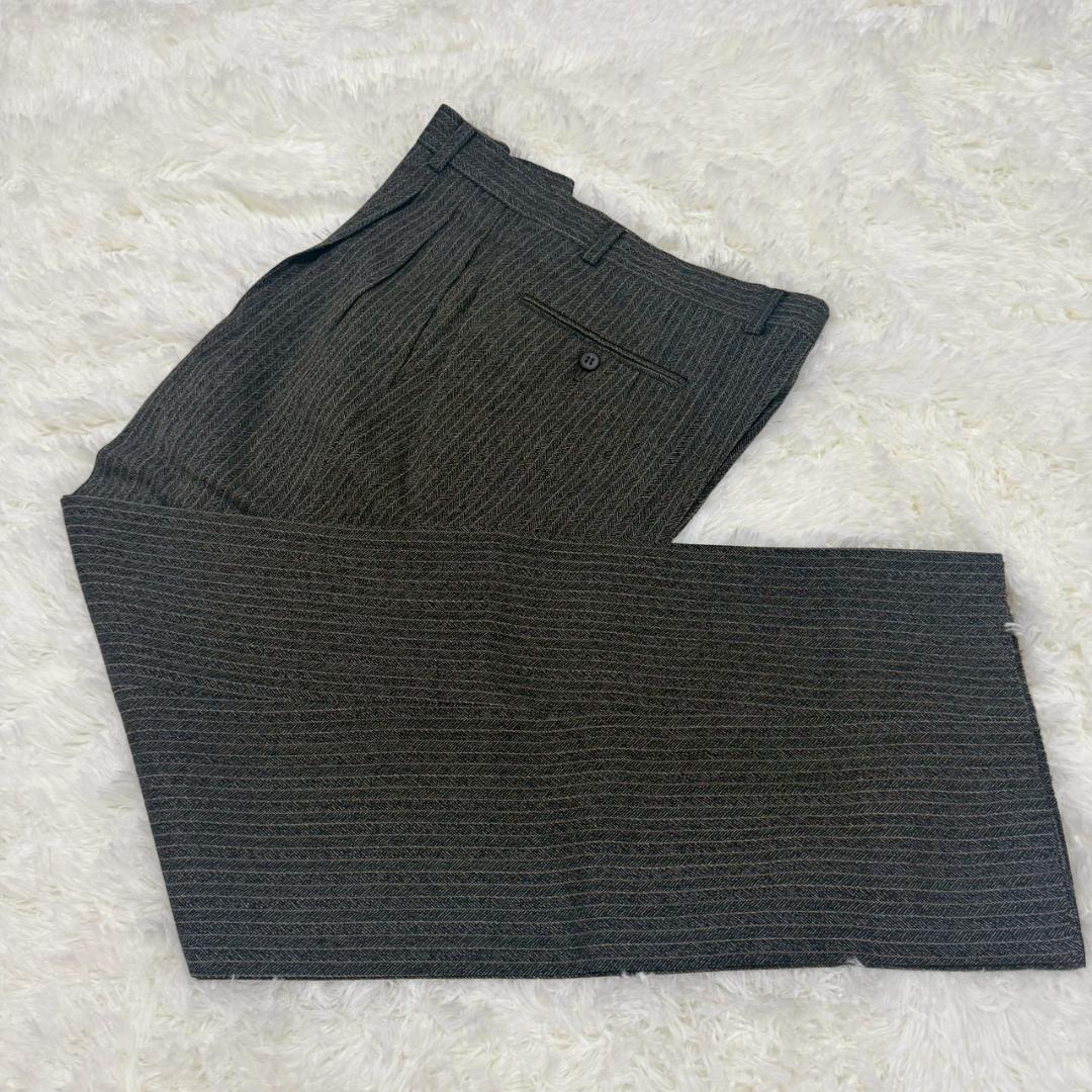 【美品】クリスチャンディオール　ヴィンテージスーツ　スリーピース　ヘリンボーン