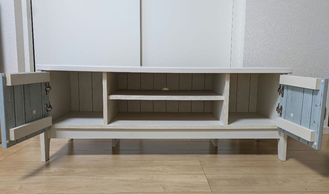 ニトリ ☆ テレビボード　テレビ台【マリーナ 4511D WW&BL】