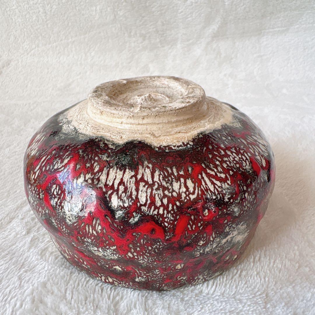 アンティーク 骨董品 箕面焼 松田箕山 茶碗 茶盌 在銘 茶道具 昭和レトロ