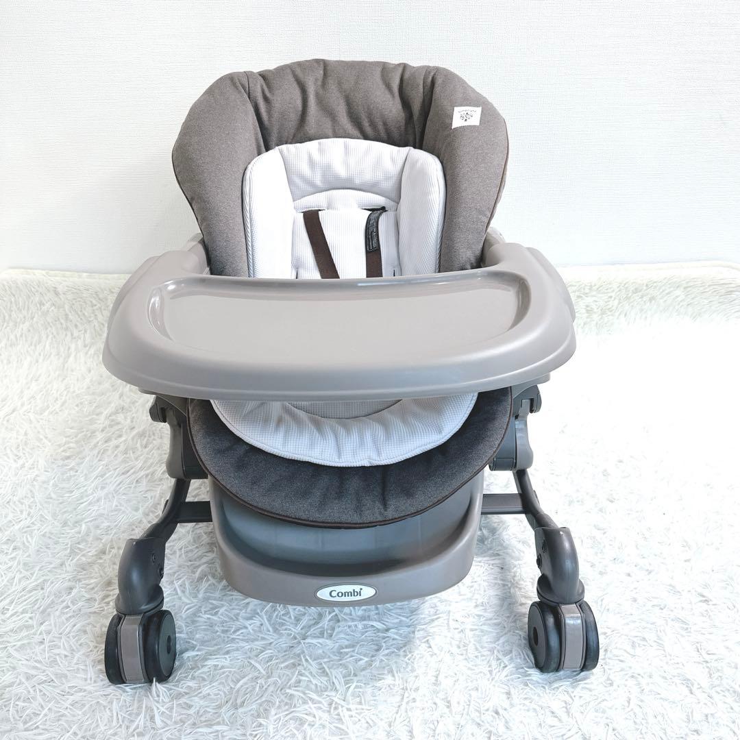 ✨早い者勝ち❗️✨ Combi コンビ ネムリラAT 新生児 自動 ハイローチェア