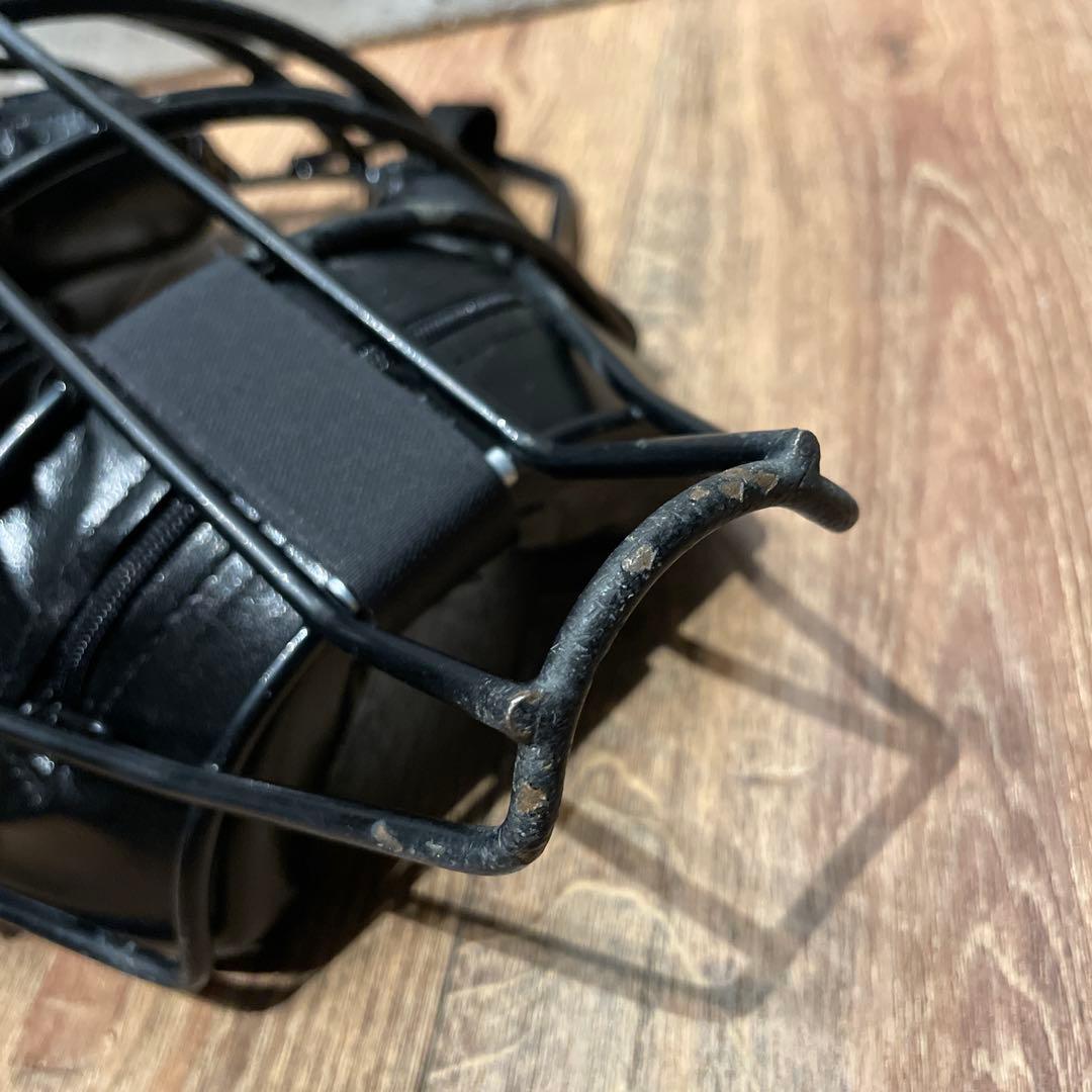 【洗濯済】アシックス軟式キャッチャー防具 一式 ブラック JSBB