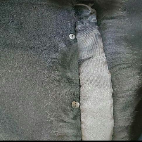 高級 グレースコンチネンタル フォックスファー取り外し可 フード付き ポンチョ