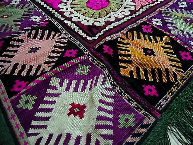 ★T0107★ラカイ (38)　アンティーク　刺繍布　 アフガニスタン　遊牧民族