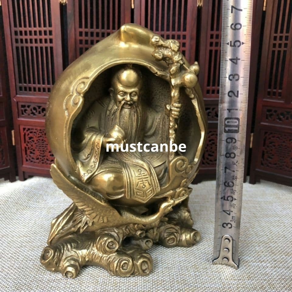 仏教美術 仏像 寿星 長寿仏 応接間 茶室 装飾品 工芸 品銅製 置物