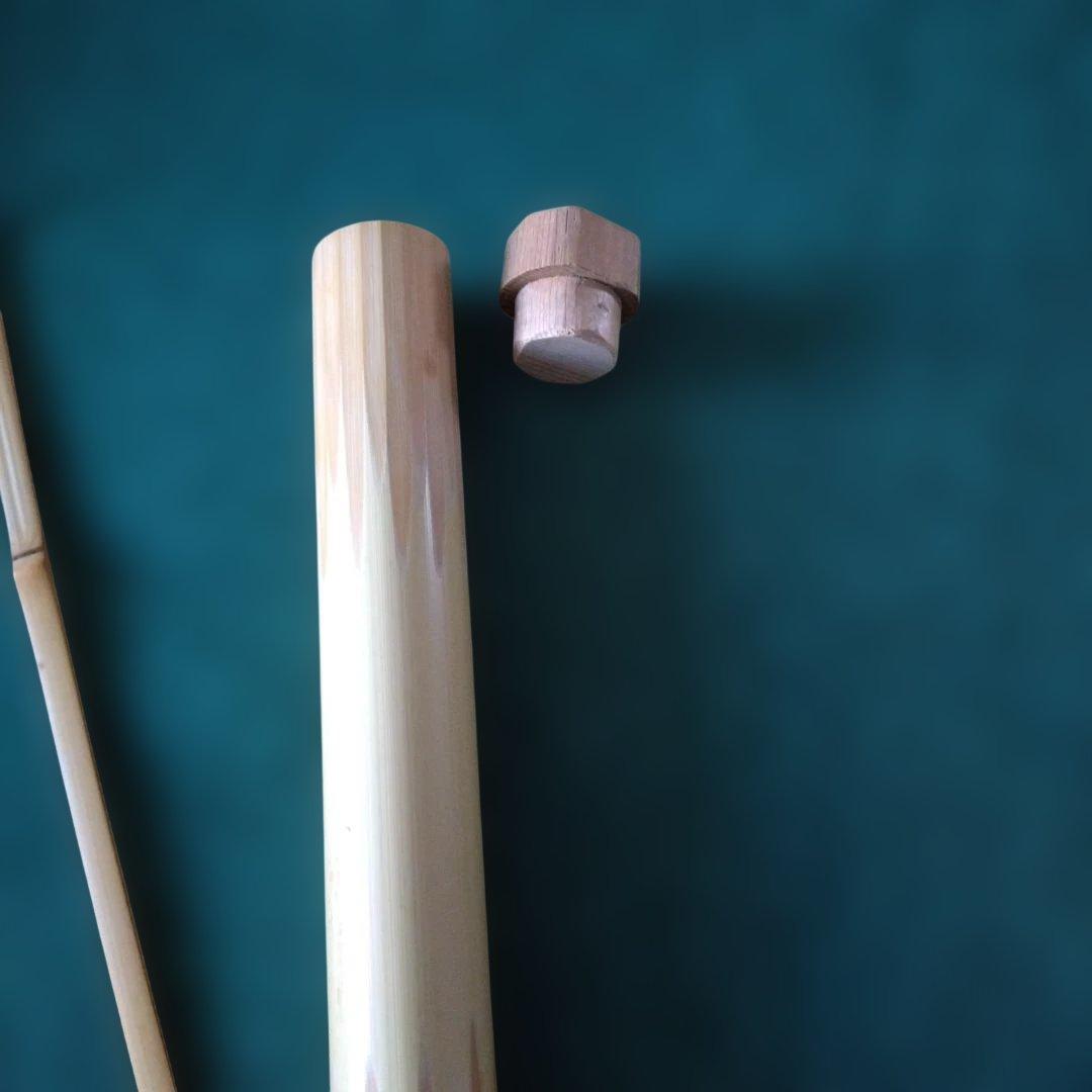 ラッキー　竹製 茶杓 専用ケース付き