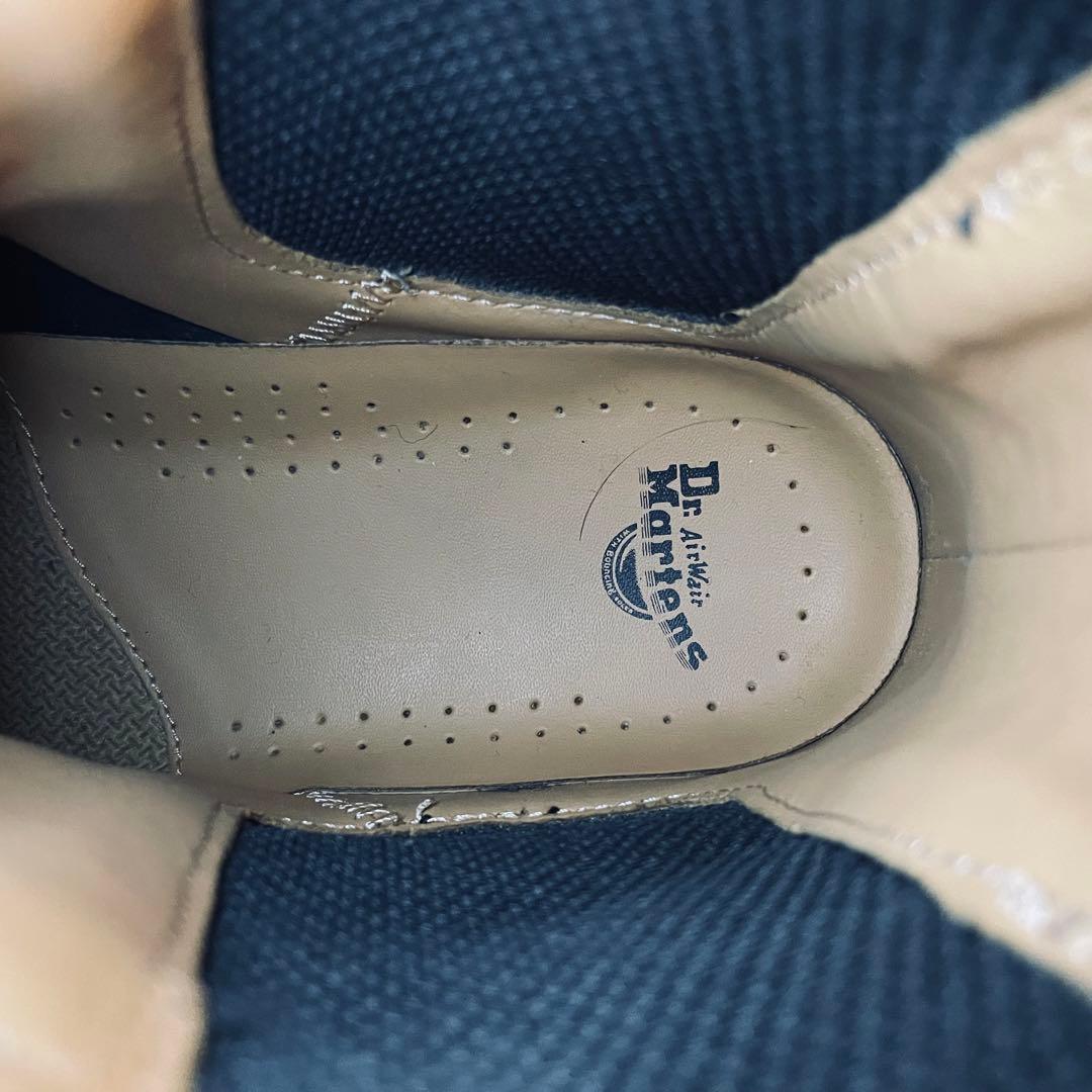 Dr.Martin UK8 チェルシーブーツ 光沢 黒 厚底