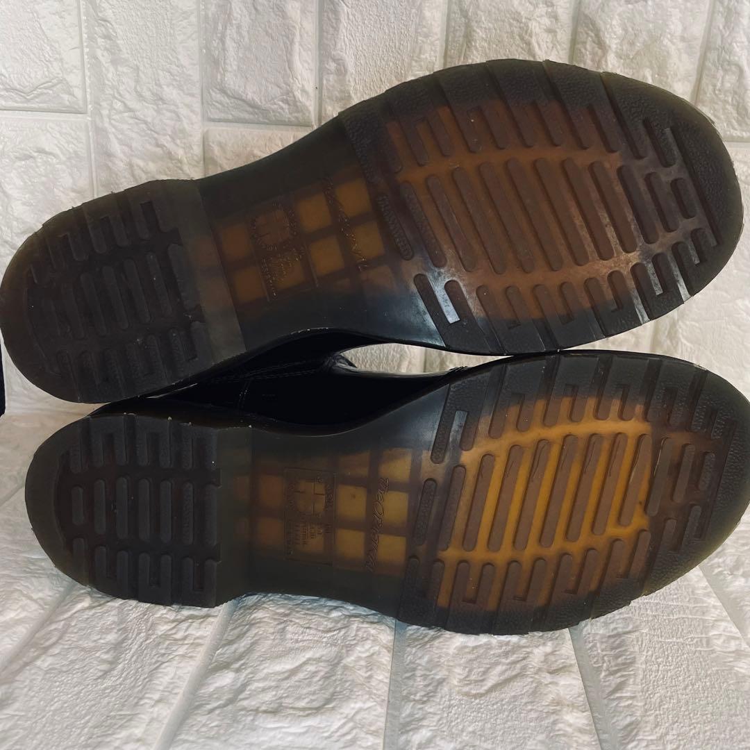 Dr.Martin UK8 チェルシーブーツ 光沢 黒 厚底