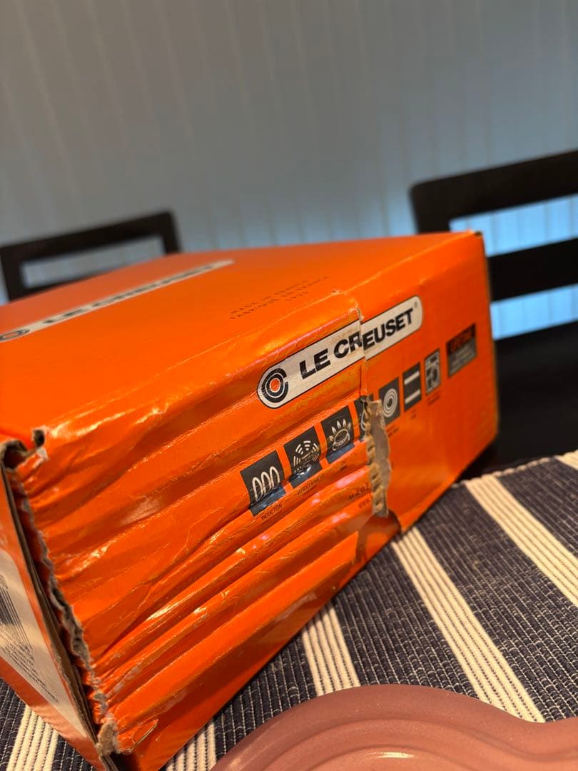 LE CREUSET ル・クルーゼ　ココットフルール　モーヴピンク　20cm