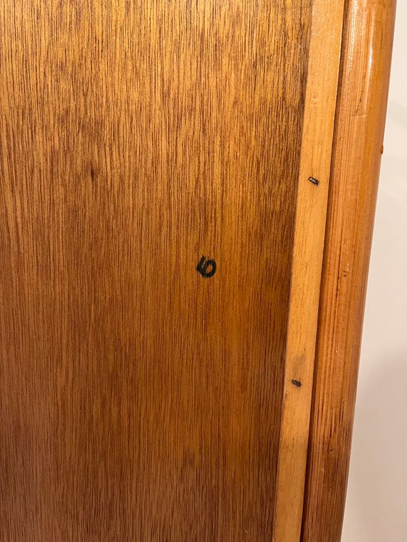 ラタン 籐 5段タンス シェルフ アンティーク