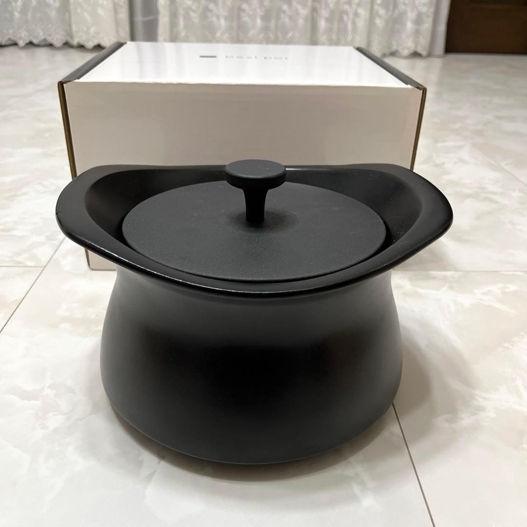 MOLATURA best pot 20cm ベストポット ブラック 土鍋