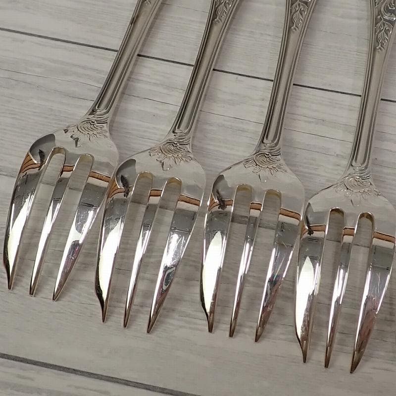 RU-6003　クリストフル　マルリー　ケーキフォーク　シルバーコーティング