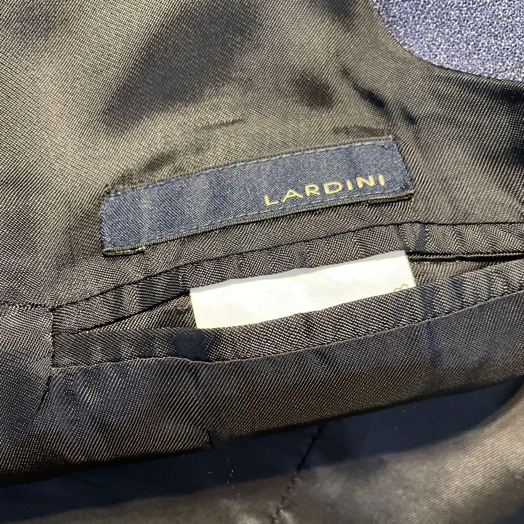 LARDINI横浜高島屋正規店購入　ジレ チェック柄 シルク混 定価82500円