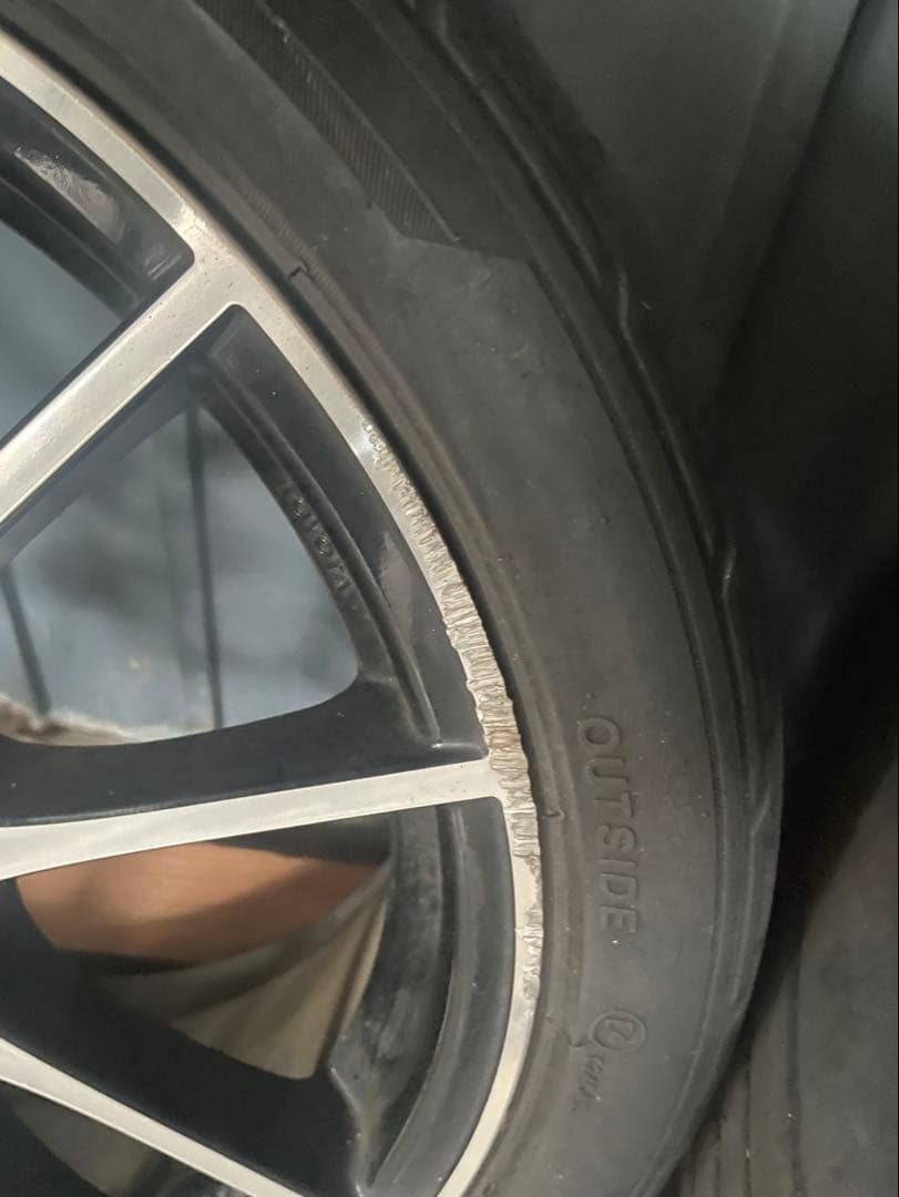 アクア GS 17インチ ホイール4本セット　195/45R17