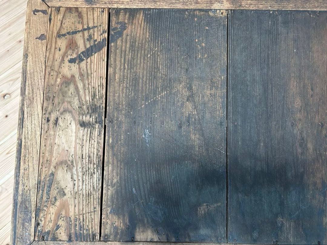 木製　番台机　文机　昭和レトロ　アンティーク　ビンテージ　古道具　引き出し付き