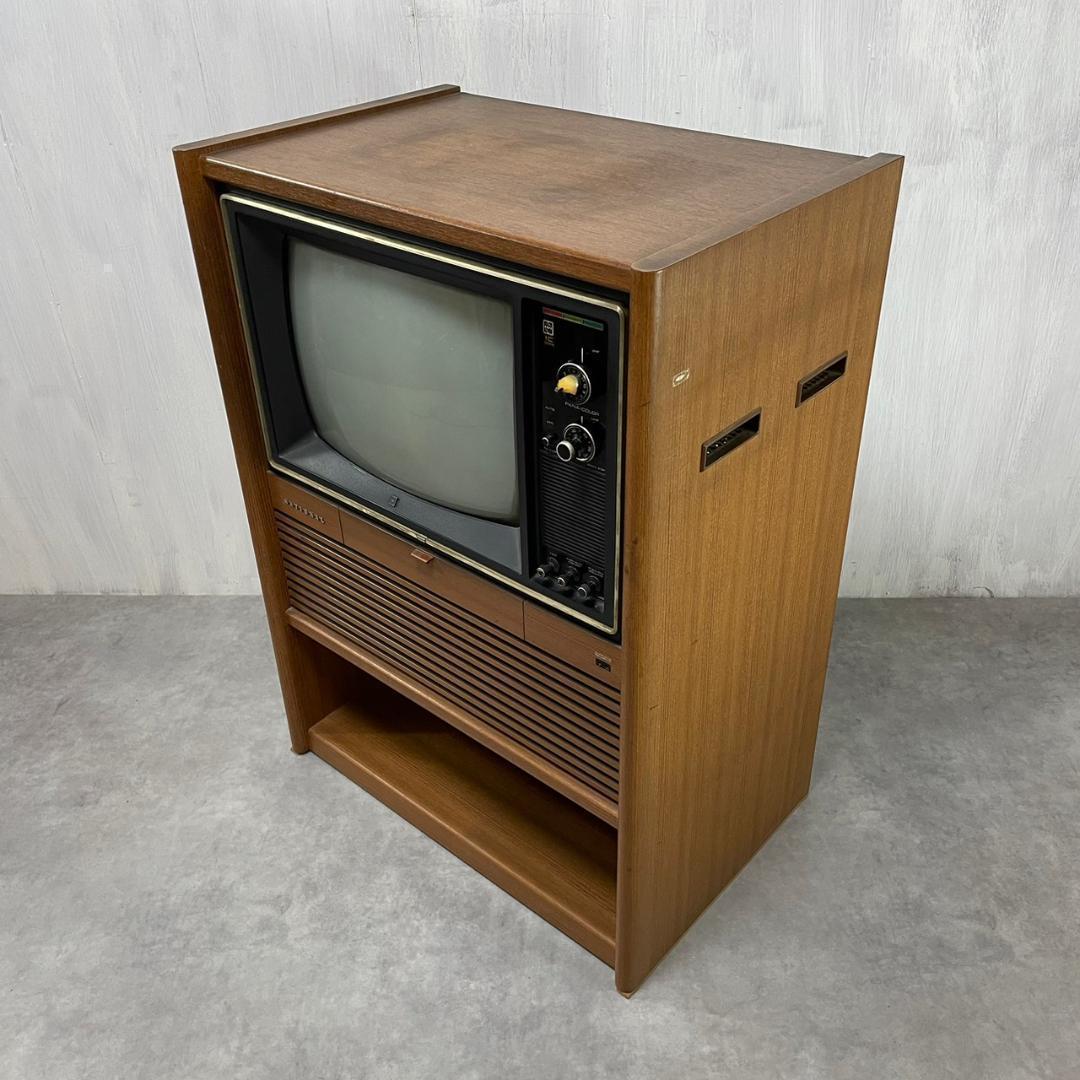 70's ヴィンテージ ナショナル テレビ 昭和レトロ 通電確認済み 当時物