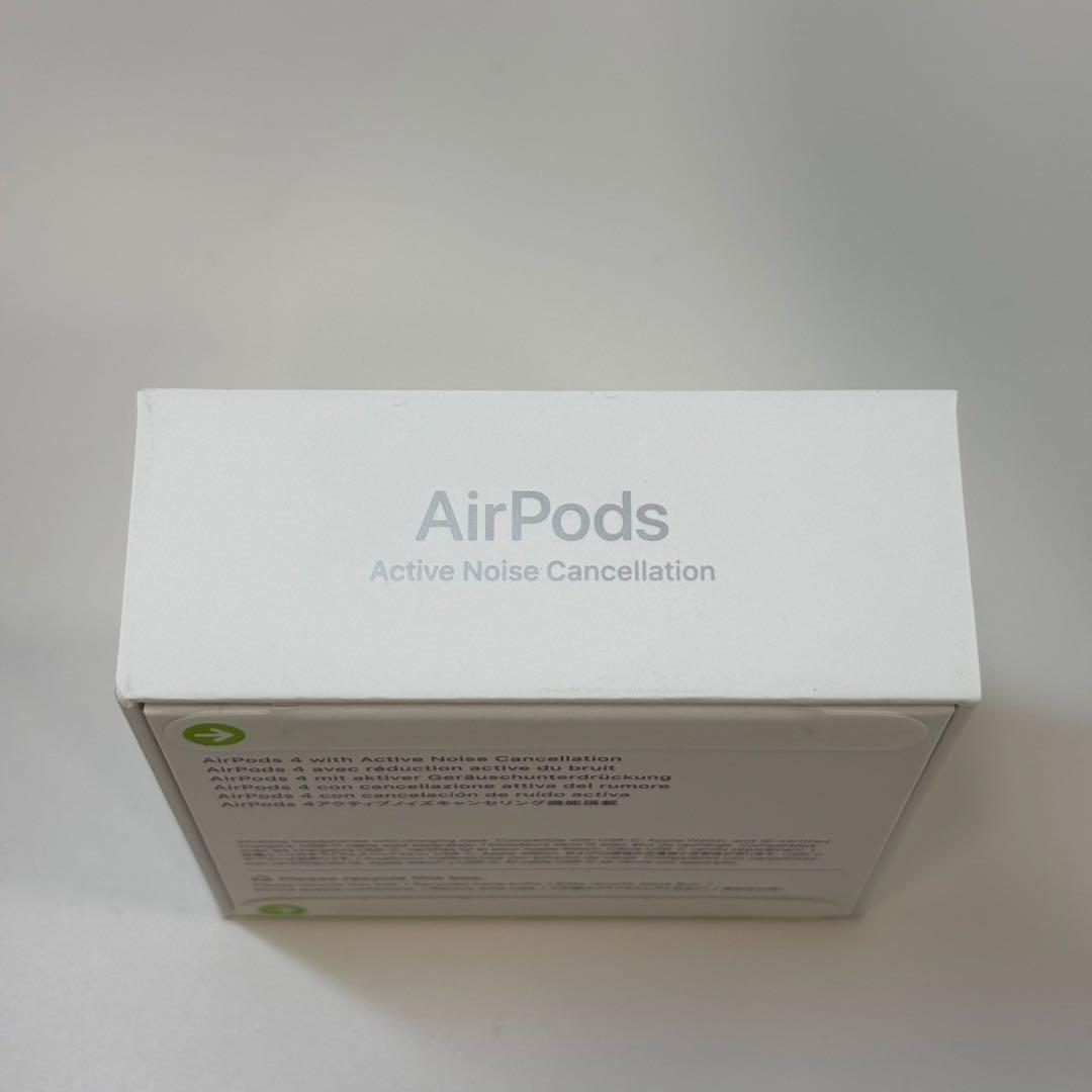 【新品未開封】Apple AirPods4 アクティブノイズキャンセリング
