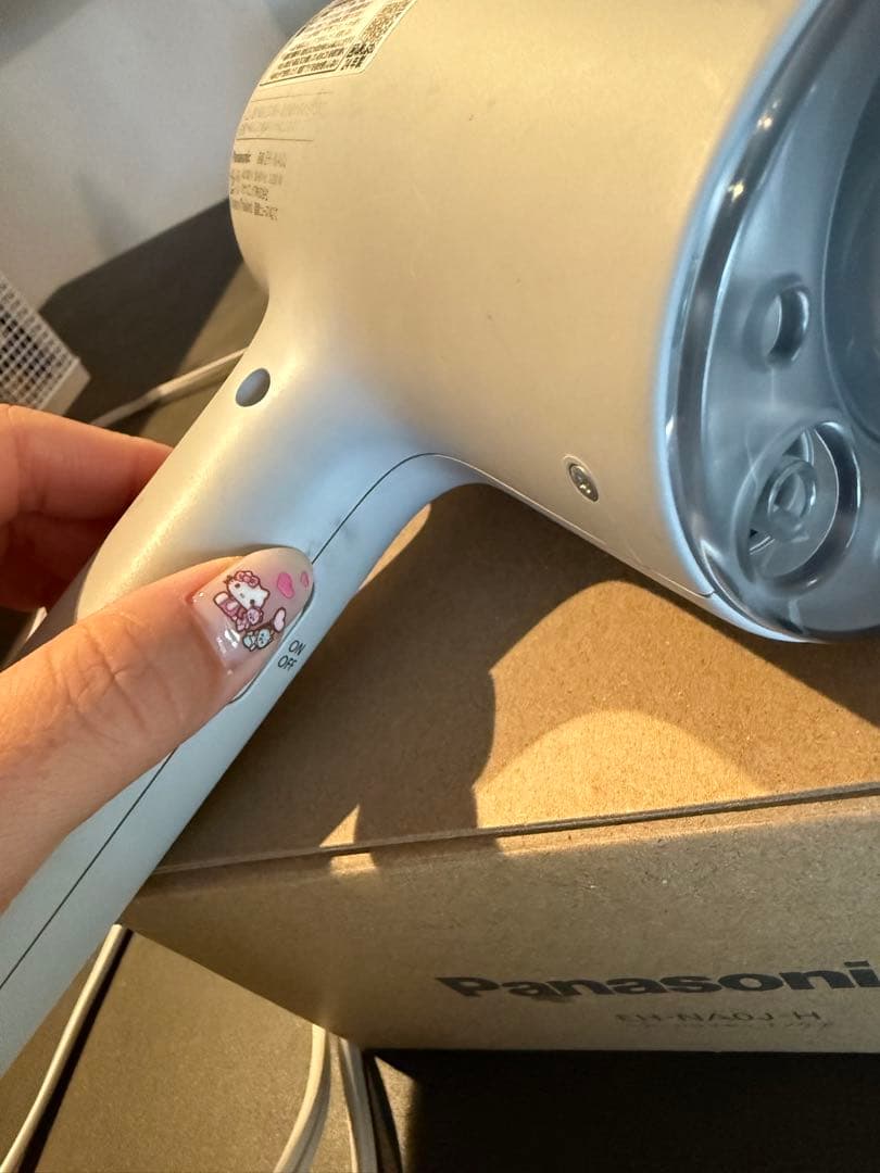 限定価格！Panasonic ナノケア ヘアドライヤー グレー 箱付