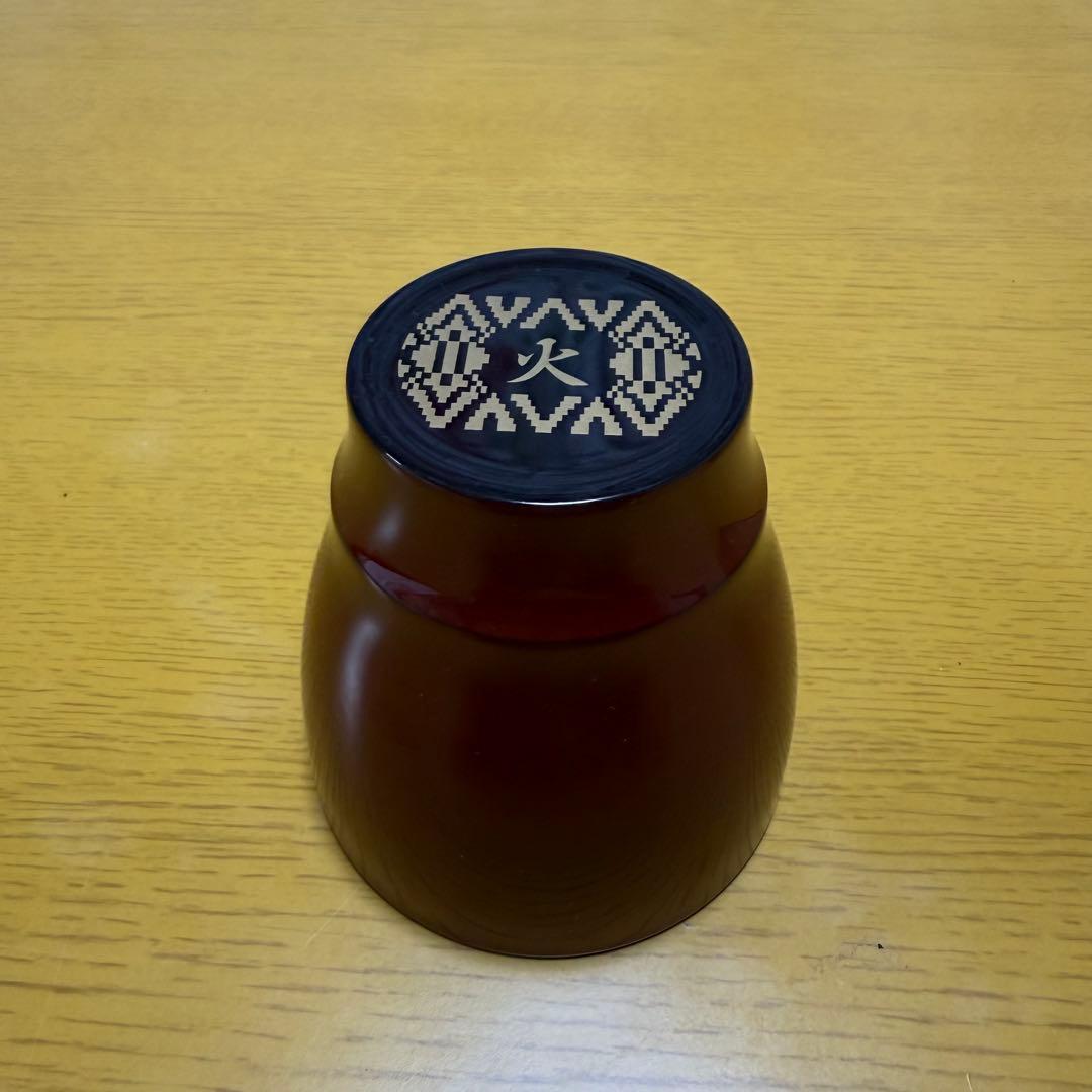【陰陽五行漆器】火性（赤）の食器セット