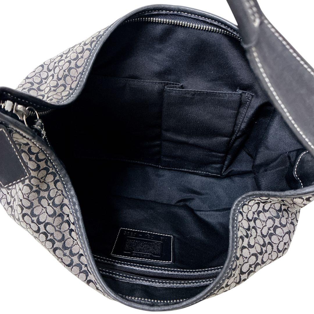 専用❣️COACH 6385 Signature Hobo ワンショルダー 黒