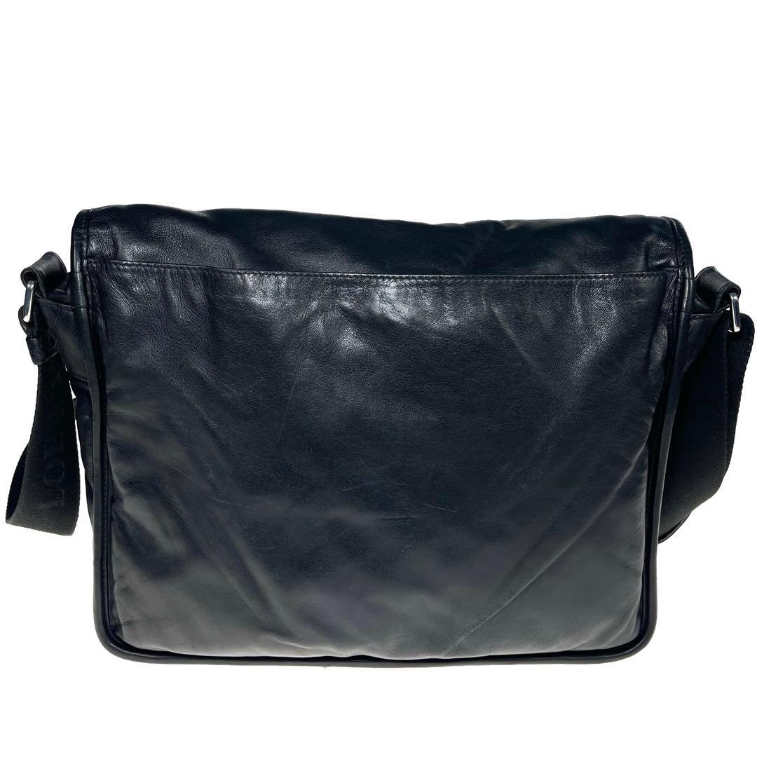 LOEWE アナグラム ナッパレザー ショルダーバッグ a704