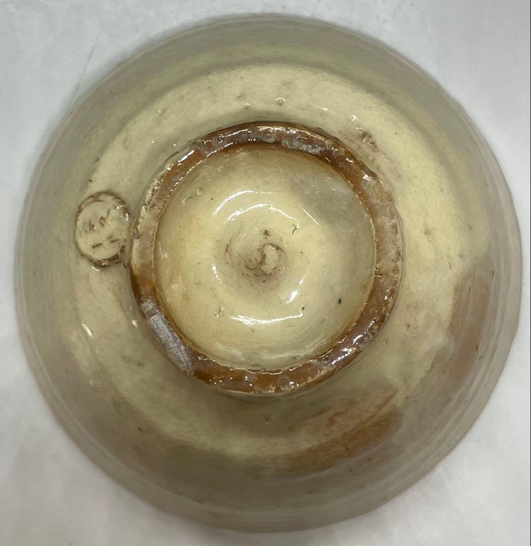 萩焼　茶碗　在銘　作家作品　四方桟共箱　共布　ec0801