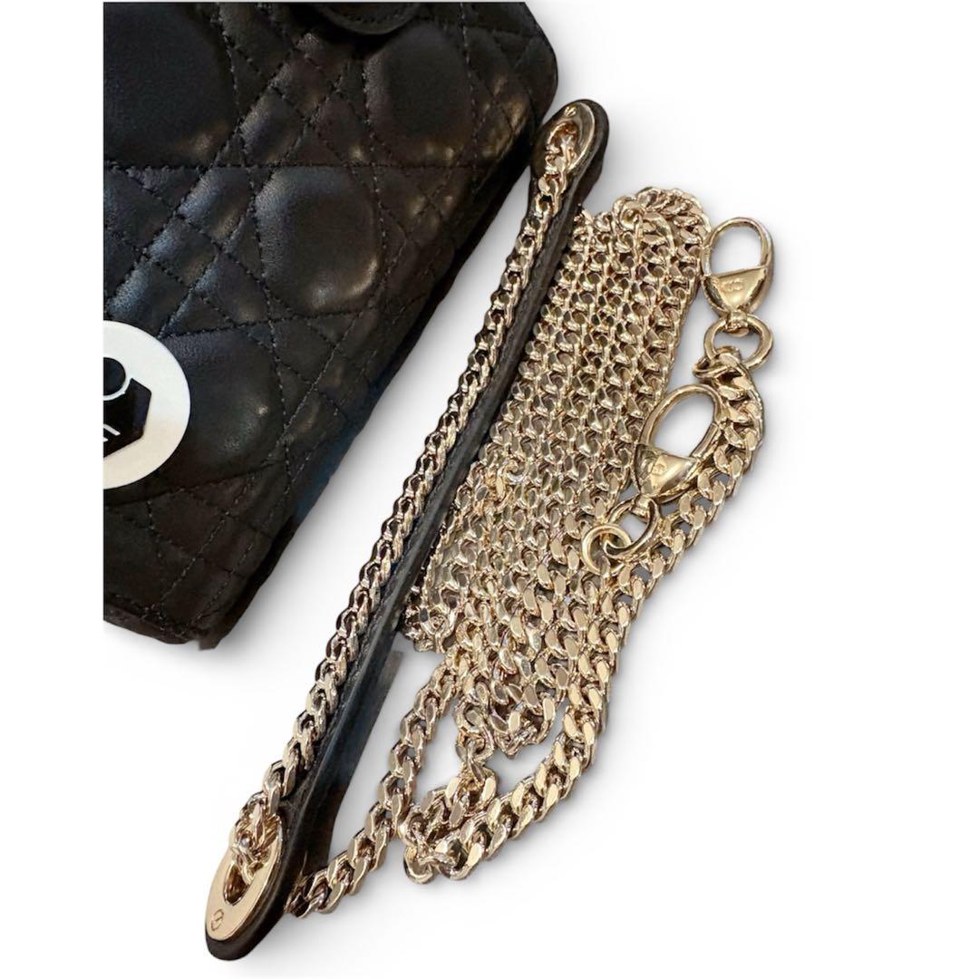 新品未使用＊DIOR レディディオール ミニ あんしん鑑定バッジ＆鑑定書付き