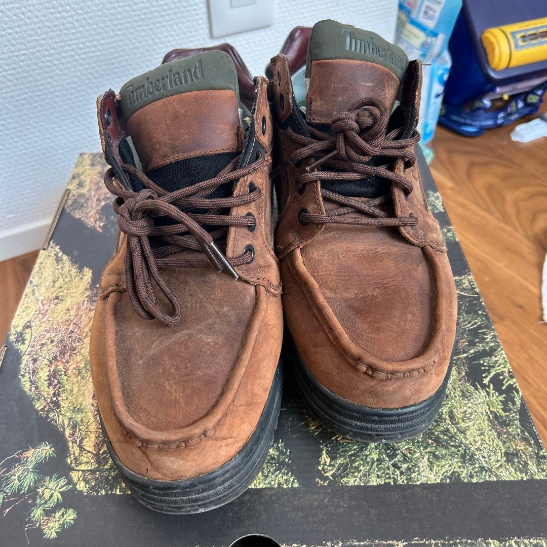 timberland moc toe gtx brown ブラウン