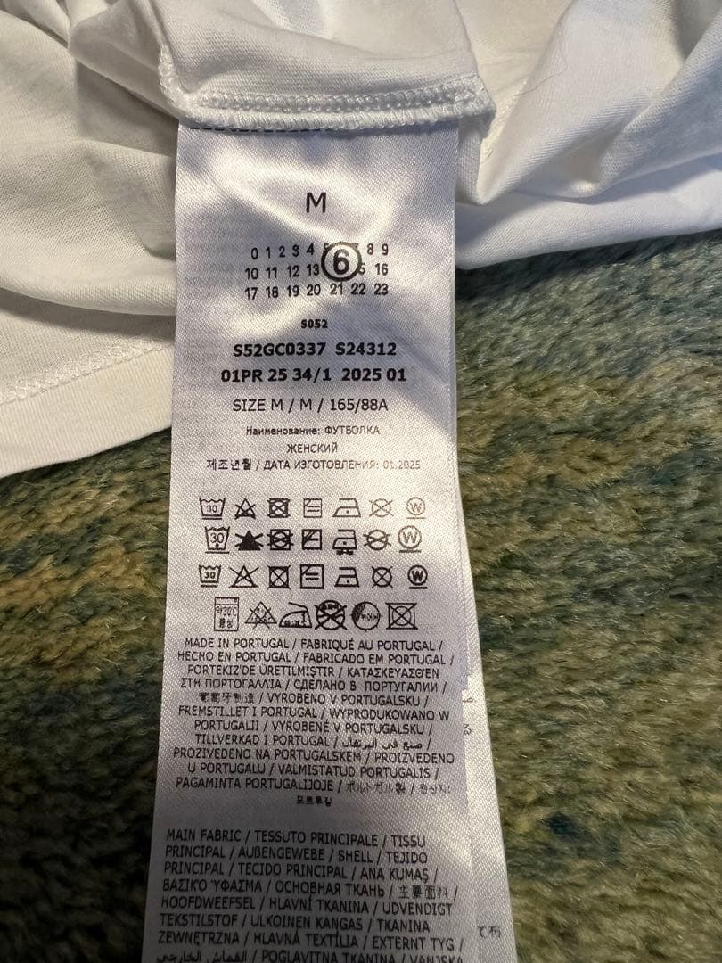 MM6 Maison Margiela ホワイト Tシャツ