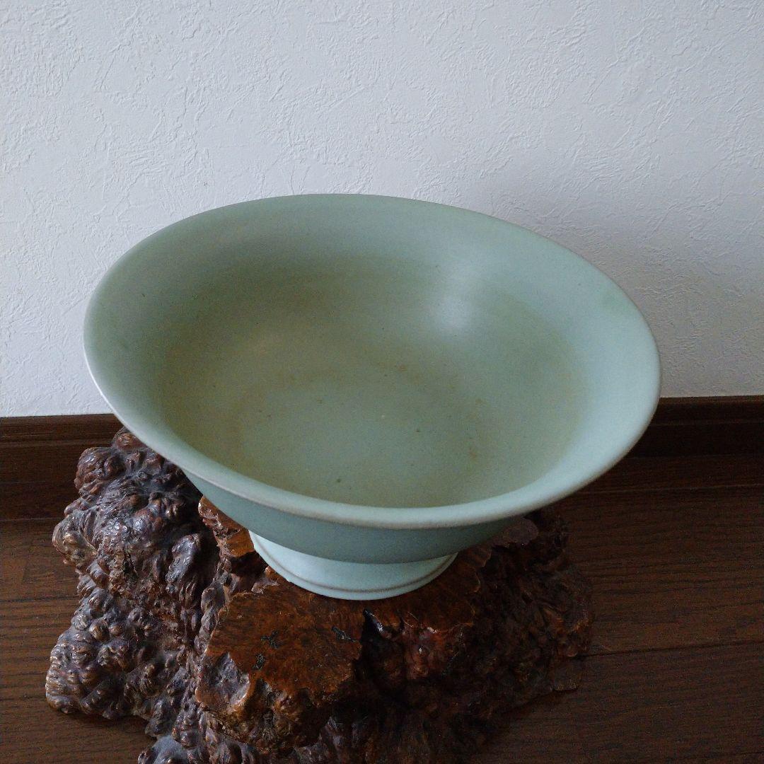 大特価‼️ 最終値下げ‼️ 秘色窯造‼️ 高台 大鉢‼️