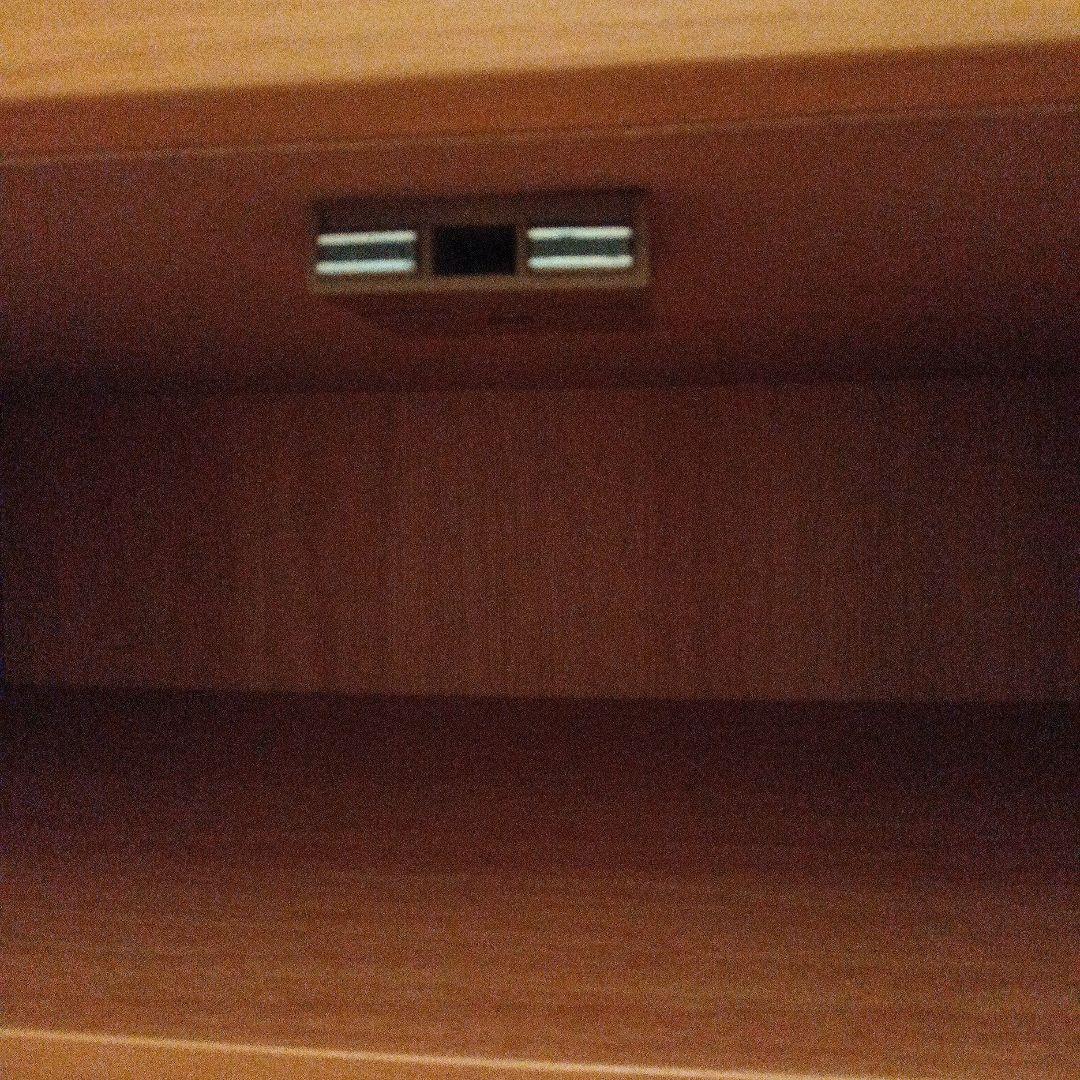 木製シューズラック 格子扉 6段収納