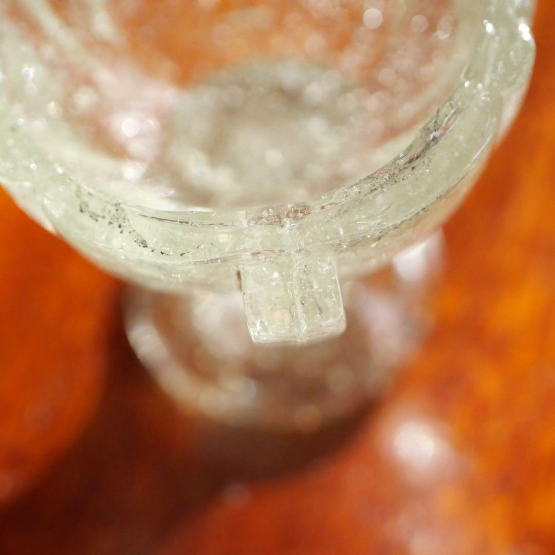 ペロペロ 装飾有り デカペロ 気泡 レトロ 昭和 和ガラス