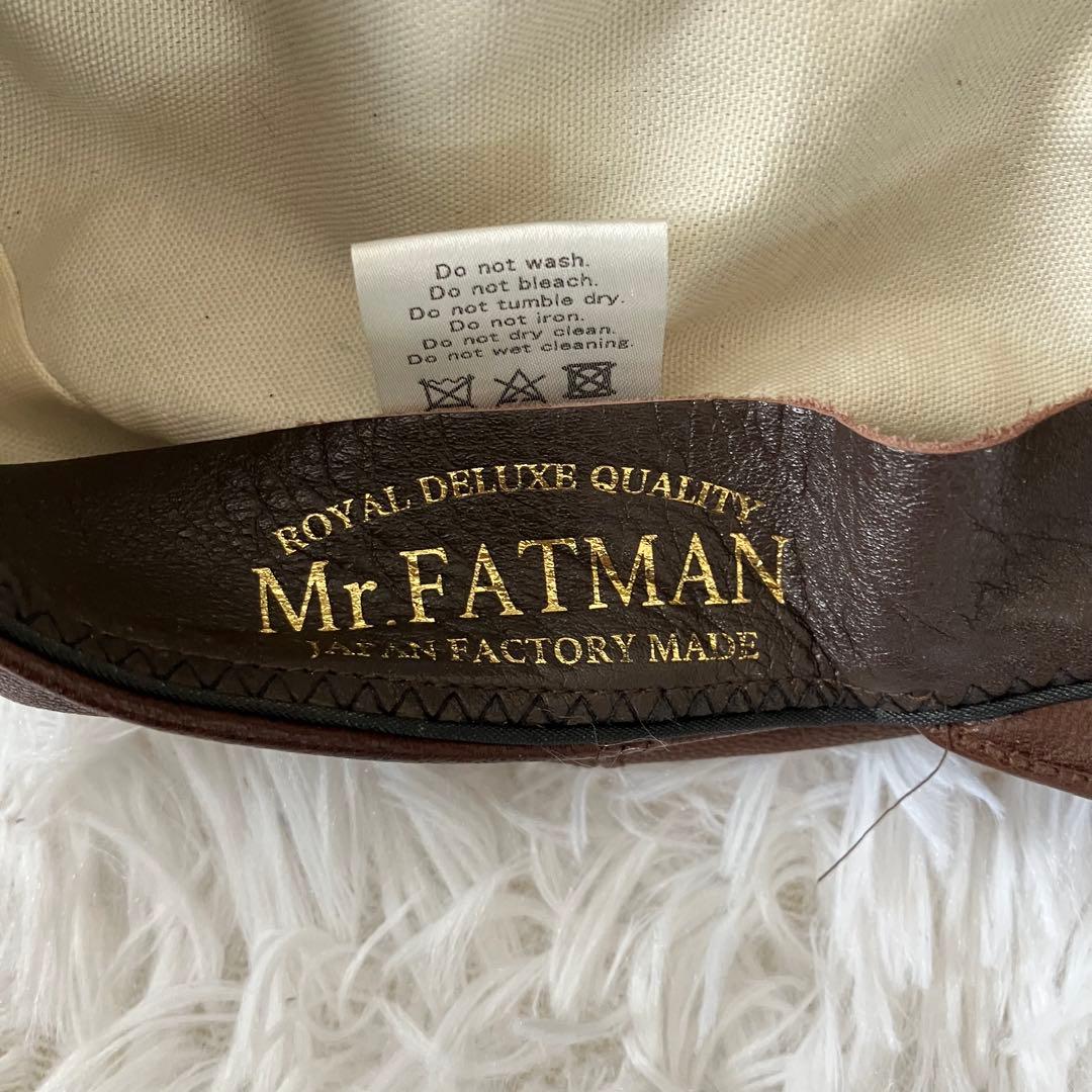 Mr.FATMAN ミスターファットマン レザーキャップ キャスケット 日本製