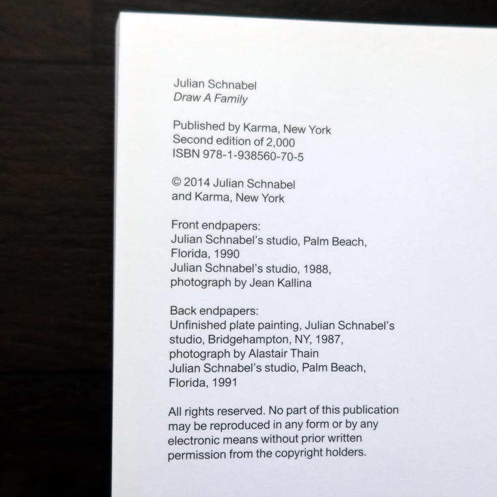 DRAW A FAMILY（JULIAN SCHNABEL）