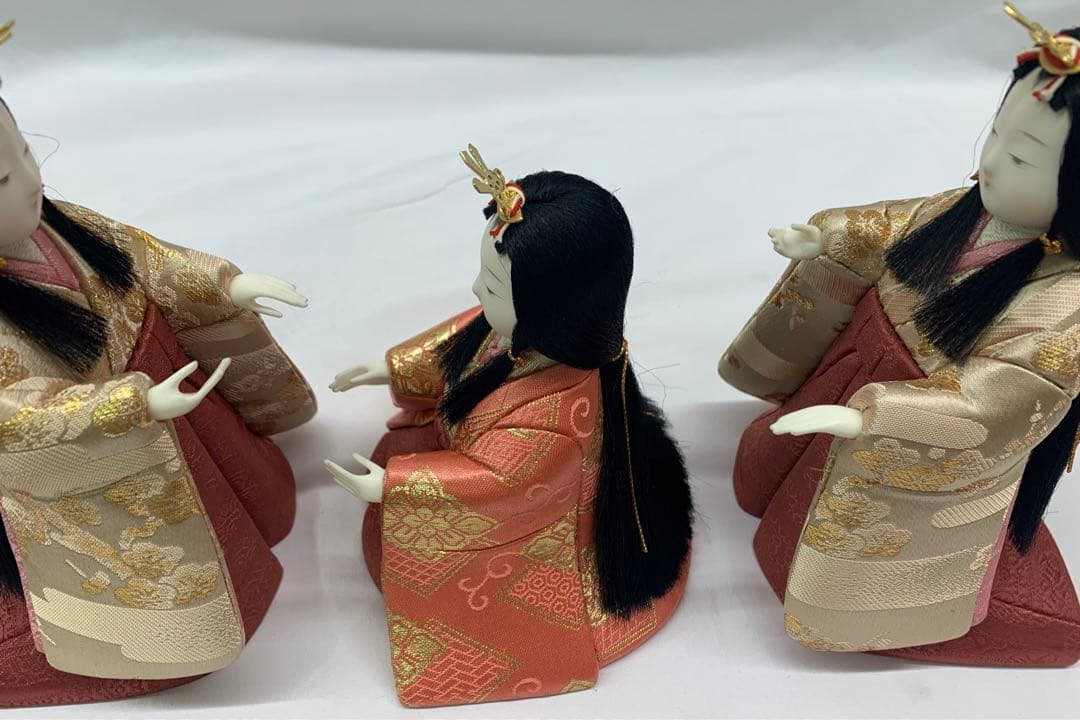 木目込み人形　三人官女　東光　102 木目込み　官女　人形　雛人形　ひな人形