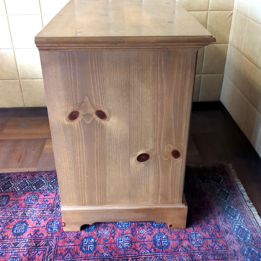 パイン材　4段チェスト　箪笥　カントリー