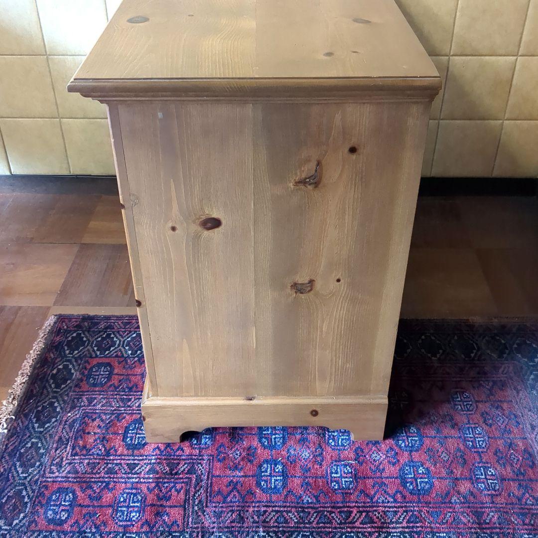 パイン材　4段チェスト　箪笥　カントリー