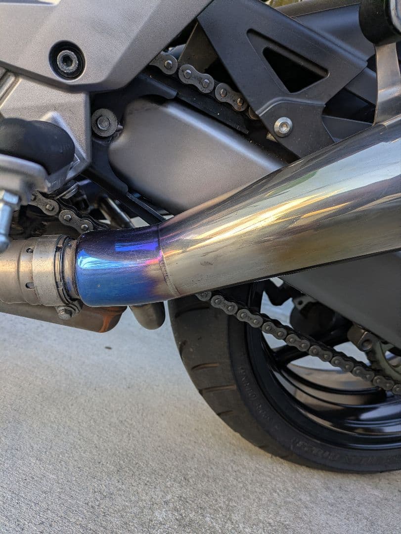 ninja1000 z1000SP忠男　チタンマフラー